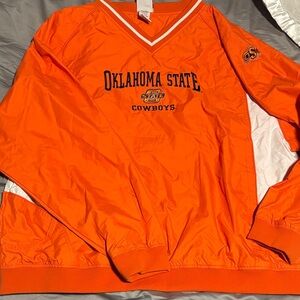 Oklahoma State Cowboys V-Neck Sweater - Orange